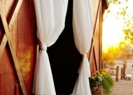 We will work with your venue to obtain the look you desire. event rentals sheer drape
